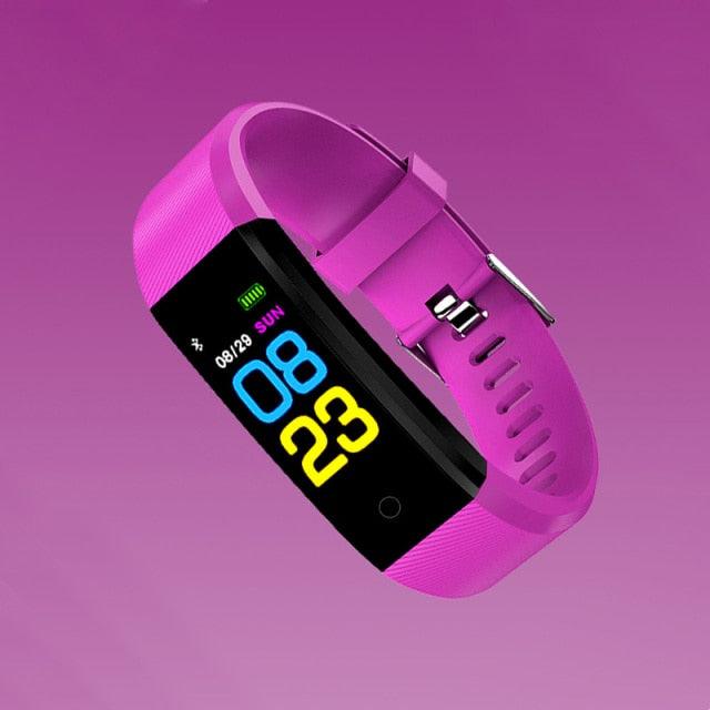 Kids Smart Sport Watch Fitness Tracker Heart Rate LED Watch
