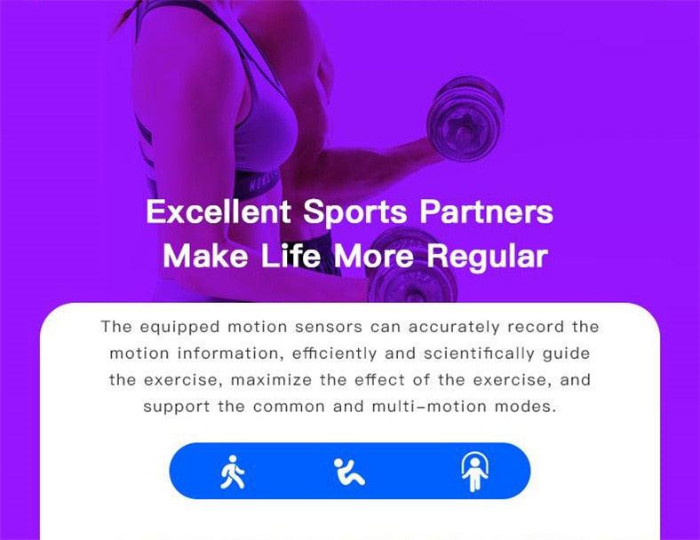 Smart Watch Heart Rate Fitness Tracker Waterproof Touch Screen Wristband